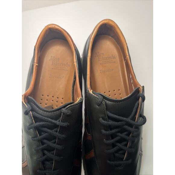 ALLEN EDMONDS TRAVELER TWO TONES BLACK & BROWN OXFORD Made In USA Men’s 11.5 3E main image 5